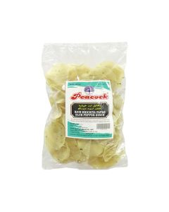 PEACOCK RICE KHICHIYA PAPAD BLACK PEPPER DISCO 200GM