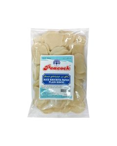 PEACOCK RICE KHICHIYA PAPAD PLAIN DISCO 200GM