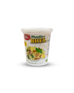 GUJJUBEN PUDINA BHEL PURI CUP 100 GM
