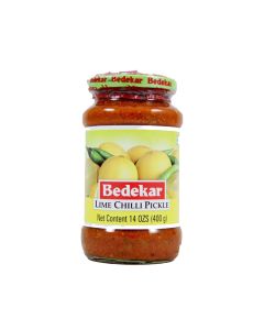 BEDEKAR LIME CHILLI PICKLE 400 GM