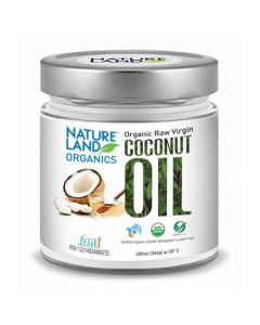 NATURELAND ORGANIC COCONUT OIL 400 ML