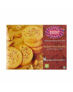 KARACHI BAKERY PISTA ALMOND BISCUITS 500GM