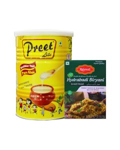 PREET LITE GHEE 1LTR + REHMAT MASALA FREE