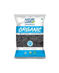 NATURELAND ORGANIC BLACK RICE 500 GM