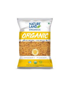 NATURELAND ORGANIC JAGGERY POWDER 500 GM