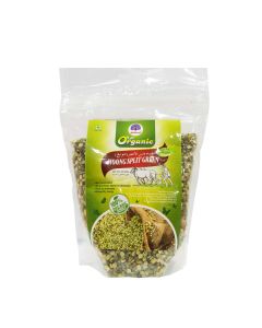 PEACOCK ORGANIC MOONG SPLIT 500GM