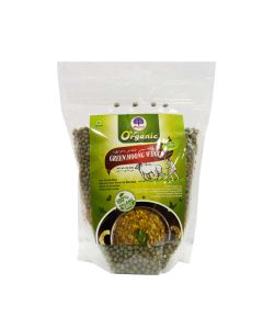 PEACOCK ORGANIC GREEN MOONG WHOLE 500 GM