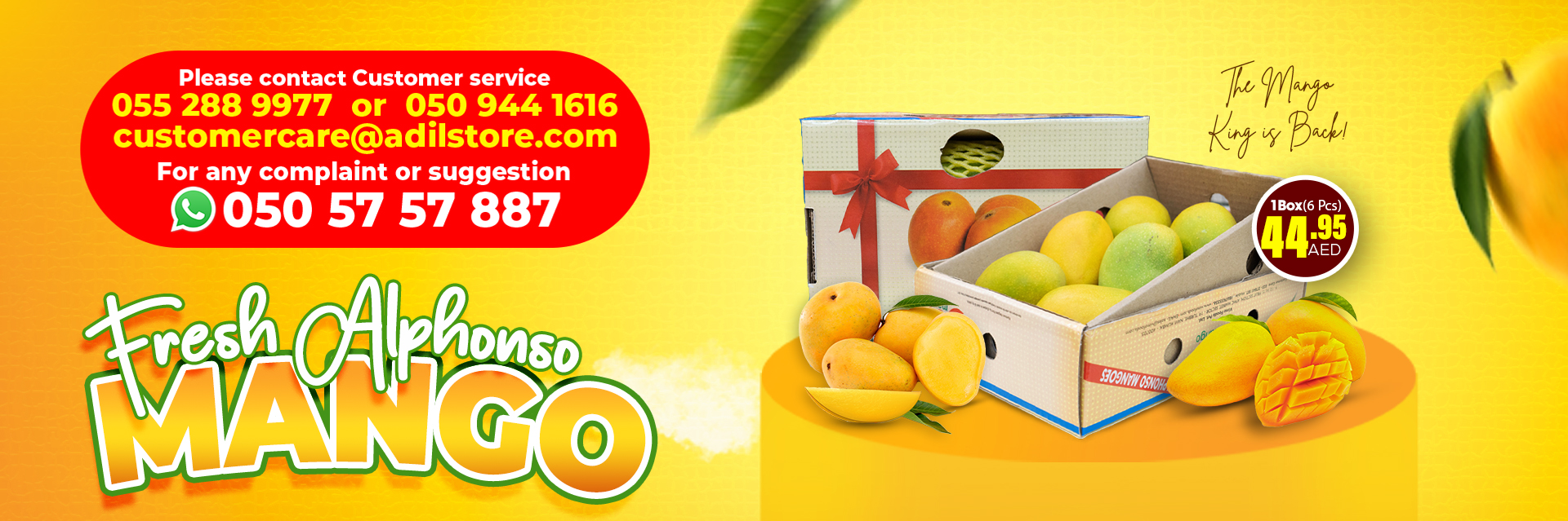 FRESH ALPHONSO MANGO